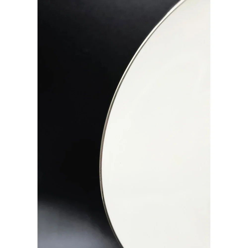 Set/5 Lenox Dinner Plates X 303P Coupe Style Olympia Platinum Edge 10.25